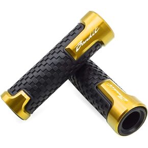 7/8" 22mm CNC Alu Motorcycle Handlebar Grips for GSF 250 600 600S 650 650S 650N 1200 1250 Bandit Gold