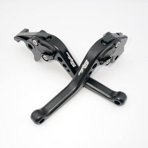 Precision CNC Replacement for Suzuki SV650 SV650S SV 650 1999-2022 Motorcycle Accessories Adjustable Folding Extendable Brake Clutch Levers (SV650/X 2016-2023, Black)