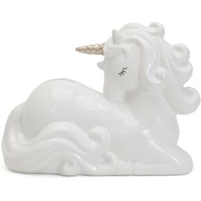Child to Cherish Ceramic Charlie The Unicorn Piggy Bank for Girls