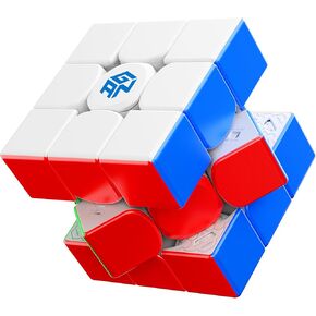 GAN14 Maglev Pro Magnetic Speed Cube, Pro Level Anti-POP, Upgrade Center Stable Locking, 3x3 Stickerless 56mm Magnets Magic Cube Puzzle Toys for Kids Adults, Frosted Coated