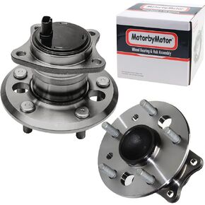 512206 512207 Rear Wheel Bearing and Hub Assembly fits for Toyota Camry, Highlander, Avalon, Solara, Lexus ES300 ES350 ES330 Wheel Hub Bearing Assembly with ABS 5 Lugs 2pc Set