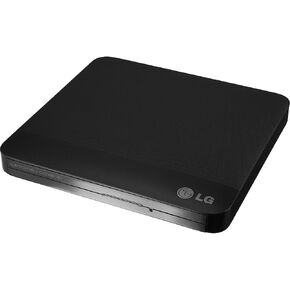 LG Electronics 8X USB 2.0 Portable Slim DVDARW External Drive, Black (GP40NB40)