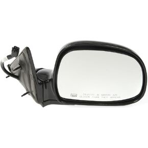 Dorman 955-090 Driver Side Power Door Mirror - Heated / Folding Compatible with Select Chevrolet / GMC Models, Black