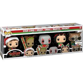 Funko Pop! Marvel Holiday: Guardians of The Galaxy 5 Pack, Amazon Exclusive