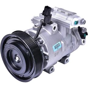 Mando 10A1045 AC Compressor with Clutch Original Equipment (Pre-filled Oil)