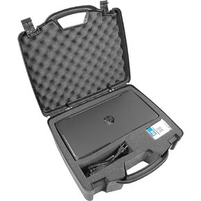 CASEMATIX Portable Printer Carry Case Compatible with HP Officejet 250 Wireless Mobile Printer, Ink Cartridges and Power Cable
