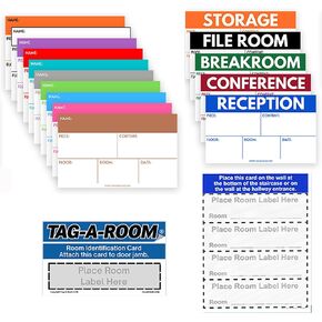 Office Moving Label Stickers Color Coded, 325 Count