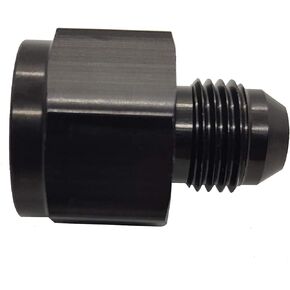 6AN Female to Male 4AN Flare Hose Union Reducer Reducing Fuel Line Fitting Aluminum Adapter Black Thread AN6 (9/16x18) to AN4 (7/16x20)
