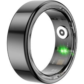 Smart Rings for Men Women Fitness Rings Heart Rate Monitor Sleep Tracker Health Ring Pedometer Calories Step Counter Waterproof Fitness Tracker for iOS Android Phones