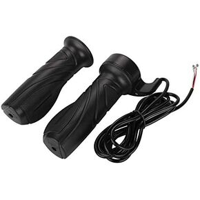 1 Pair 22.5mm Universal E Bike Twist Throttle Speed Control Grips with Cable for Electric Bike