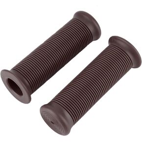 Bike Handle Grips, 1 Pair 25mm/28mm Vintage Motorbike Thruster Grip Replacement Bicycle Handlebar Grips TPU Bar End Thruster Grip