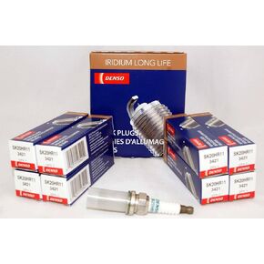 Set (8pcs) Denso Iridium Long Life Spark Plugs Stock 3421 Iridium Core .043"(1.1mm) Gap Size