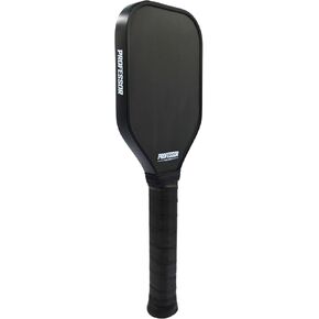 Professor Precision Pickleball Training Paddle - Sweet Spot Enhancement Paddle with Extended Handle - T700 Raw Carbon Fiber Construction, 16MM Core Practice Pickleball Trainer Paddle