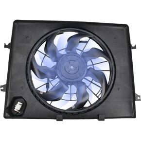 Carbhub Radiator Cooling Fan Assembly for 2012-2013 Kia Optima for 2011-2012 Hyundai Sonata GL GLS Limited Replacement Number 253803R170, 621-477