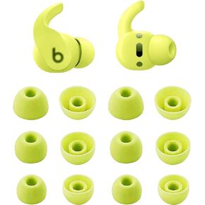BLUEWALL Eartips Compatible with Beats Fit Pro Earbuds, S/M/L 3 Sizes Soft Silicone Earbuds Tips Replacement Eartips Compatible with Beats Fit Pro 6 Pairs Black