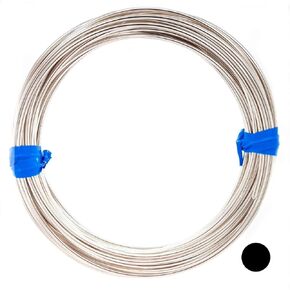 16 Gauge, 935 Argentium Silver Wire (Round) Dead Soft Made in USA - 5FT by CRAFT WIRE