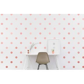PapaKit Large Round Polka Dot Confetti Wall Decal Baby Nursery Child Kid Boy Girl Bedroom Home Decor (Bright and Bold Colors, 2 Inches x 120 Pieces)