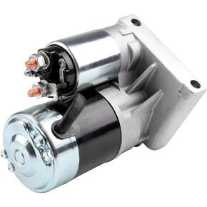 New Starter Compatible for Jeep for Wrangler 2.5L 1994-1995 1997-1998 2001-2002 for Jeep for Wrangler 4.0L 1994-1995 1997-1998 2001-2002, 1.2kW/12 Volt Starter Motor Replace SMT0087 56027904