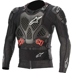 Alpinestars 6506520-13-S Unisex-Adult Bionic Tech V2 Protection Jacket Black/Red Sm (Multi, one_size)