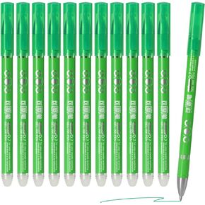 Temiary 12Pcs Erasable Gel Pens, Make Mistakes Disappear, Blue Color Inks for Completing Sudoku and Crossword Puzzles (Blue)
