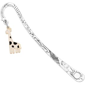 Giraffe Jewelry for Women Girls Set Bookmarker Girrafe Cute Giraffe Bookmark
