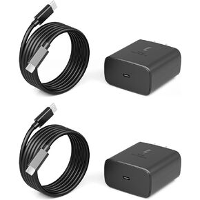 Samsung Galaxy S24 Ultra Charger [2 Pack],45W Samsung Super Fast Charger USB C 3.0 with 6FT Cable for Samsung Galaxy S23 Ultra/S23+/S22 Ultra/S22+/S20 Ultra/Note 10 Plus, Galaxy Tab PPS Wall Charger