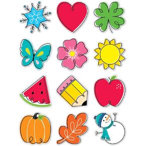 CTP Seasonal Accents 10" Cut-Outs Learning Décor Accents for Classroom (Creative Teaching Press 10816)