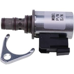12V Solenoid Valve 195-9700 1959700 Replacement for Caterpillar CAT 216B 226B 232B 236B 242B 246B 247B 248B 252B 257B 262 277B 287B 289C 297C