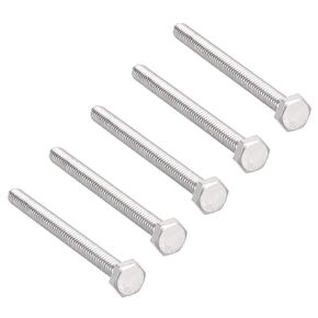 uxcell 1/4-20 x 3" Hex Bolts 304 Stainless Steel Hexagon Screw Bolt