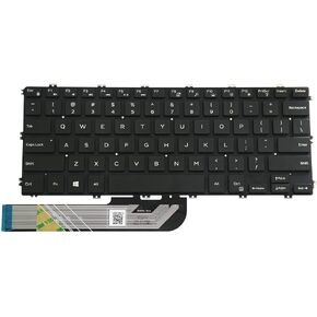AUTENS US Replacement Keyboard for Dell Inspiron 5480 5481 5482 5485 5488 5491 5580 5582 5585 5591 7386 7580 7586 / Vostro 5481 5581 Laptop No Frame (Backlight)…