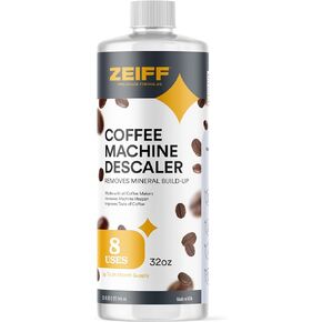 Coffee Machine Descaler - 32oz (8 Uses) - Compatible with Nespresso, Breville, Delonghi, Keurig Descaling Solution for Coffee Maker Cleaner and Descaler - Coffee and Espresso Machine Descaler
