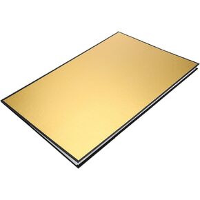YOKIVE Photography Cardboard Reflector, Folding Light Board Diffuser Background | for Product Studio Photo Shooting (Gold/White/Black, 17"x12")