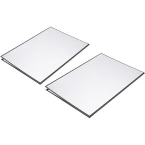 YOKIVE 2Pcs Photography Cardboard Reflector, Folding Light Board Diffuser Background | for Product Studio Photo Shooting (Silver/White/Black, 11"x8")