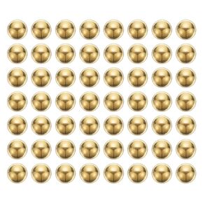uxcell 10pcs Precision Solid Brass Bearing Balls 1/2" Industrial Brass Ball Spheres for Machinery, Automotive, and DIY