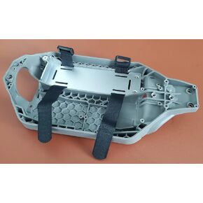 V2 Version Alloy Aluminium Extend 3S 2S Battery Holder Tray Plate for V2 Traxxas Rustler 4wd VXL 4X4 (Long Wheelbase)