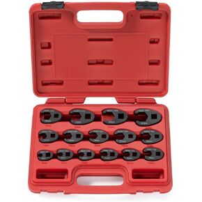 Neiko 03325A 1/2-Inch Drive SAE Crowfoot Wrench Set, Jumbo Size, Cr-Mo, 1-1/16 Inch - 2 Inch | 14-Piece set
