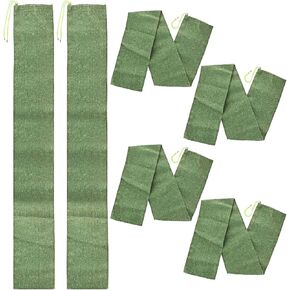 6 قطع من أكياس الرمل القماشية الطويلة، أكياس رمل بدون رمل مقاس 12.7 سم × 20.32 سم للفيضانات، أكياس رمل حاجز مياه الفيضانات السريعة قابلة لإعادة الاستخدام مع شريط مطاطي للتحكم في الفيضانات، باب المنزل، نافذة المرآب in Kuwait