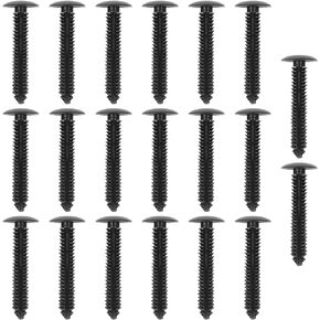 20pcs Rocker Panel Molding Retainer Clip W707889-S300 Mud Flap Fastener Screws for Ford for Mustang Expedition F-150 Fusion