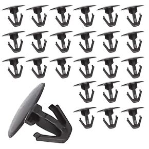 201525-8163A 50x Hood Seal Push Type Molding Retainer Clips - Compatible with Toyota, Lexus, GM - Replaces OEM #: 90467-08011, 90467-08004, 94842841, 94849113