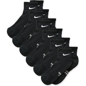 NIKE Kids' Everyday Cushioned Ankle Socks (6 Pairs)