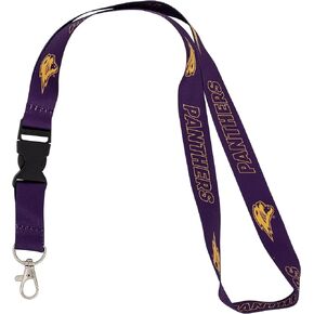 Desert Cactus University of Northern Iowa Lanyard UNI Panthers Car Keys ID Badge Holder Keychains Detachable Breakaway Snap Buckle Lanyards (Purple)