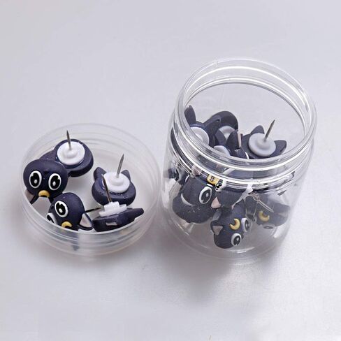 لطيف الحيوان دفع دبابيس، jruiZhp 20 جهاز كمبيوتر شخصى لطيف القط الزخرفية دفع دبابيس لوحة الإعلانات الإبهام مسمار رسم دبابيس مقاطع للوحة الفلين ورق الصور الفوتوغرافية خريطة الحائط مكتب اللوازم المنزلية ديكور هدية (القط الأسود) in Kuwait