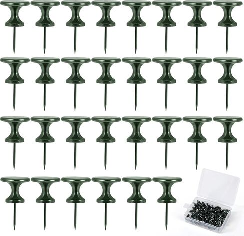 30pcs Giant Push Pin, Plastic Head, Steel Point, 1.14inch Large Pushpin for Cork Board Black Pushpins Suitable for Wall Hanging Office Home Classroom Decoration in Saudi Arabia