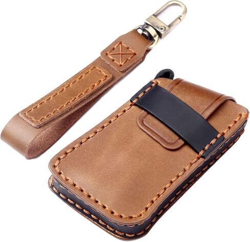 EASYANT Leather Car Key Fob Cover for 2021-2023 Lexus ES RX Compatible with New Lexus LS NX Key Shell Case Black in Saudi Arabia