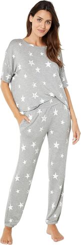 Honeydew Intimates Sun Lover French Terry Lounge Set Heather Grey Stars XS in Saudi Arabia