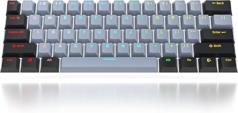 Guffercty kred 61-Key PBT Cherry Profile Keycaps 60 Percent Dye-sub with 6.25U Space Bar for Cherry MX Switch for 60% Mechanical Gaming Keyboard, Only Keycaps (72-key Botanical) in Saudi Arabia