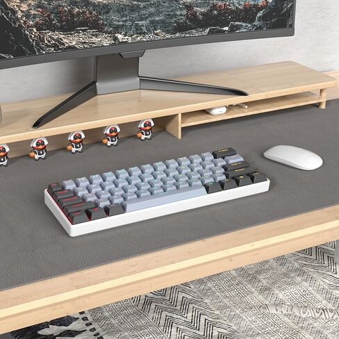 Guffercty kred 61-Key PBT Cherry Profile Keycaps 60 Percent Dye-sub with 6.25U Space Bar for Cherry MX Switch for 60% Mechanical Gaming Keyboard, Only Keycaps (72-key Botanical) in Saudi Arabia