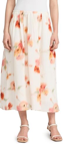 Vince Women's Poppy Blur Gathered Easy Skirt in Kuwait