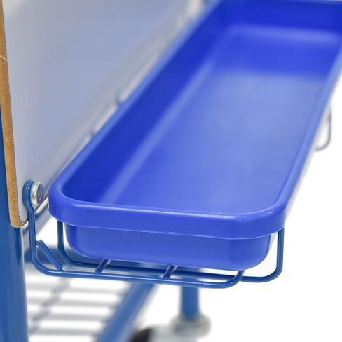 Angeles Mobile Drying Rack for Classroom, Rolling Art Cart Organizer for Kids, Multi-Purpose, Blue in Saudi Arabia