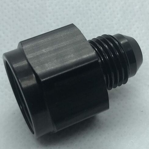 6AN Female to Male 4AN Flare Hose Union Reducer Reducing Fuel Line Fitting Aluminum Adapter Black Thread AN6 (9/16x18) to AN4 (7/16x20) in Saudi Arabia